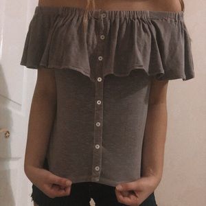 Off the shoulder shirt